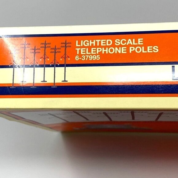 Lionel SCALE TELEPHONE POLES LIGHTED SKU 6-37995 Model Trains Hobby Collectible - Picture 4 of 8
